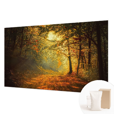 Papier peint panoramique facile à poser avec un motif de paysage automnal