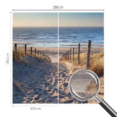 Papier peint panoramique intissé moderne Plážový chodník