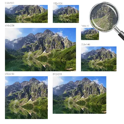 Papier peint intissé Montagnes pittoresques