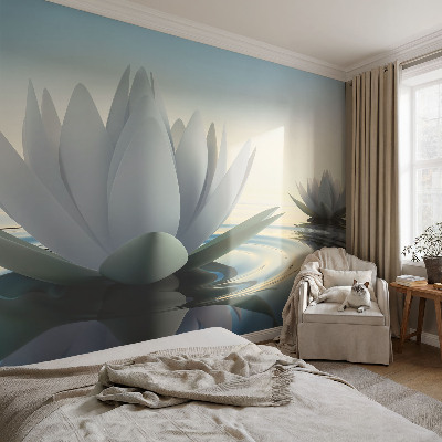 Papier peint salon moderne avec motif Lekná