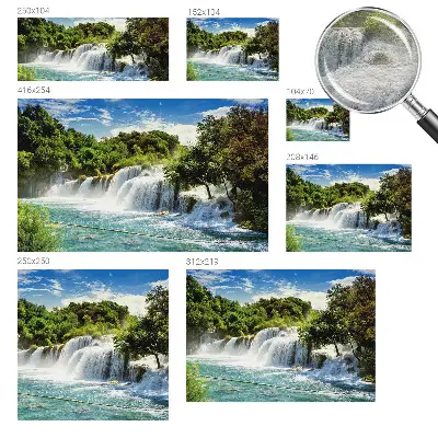 Papier peint intissé imprimé Une cascade magnifique