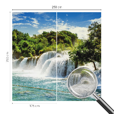 Tapisserie panoramique Úžasný vodopád