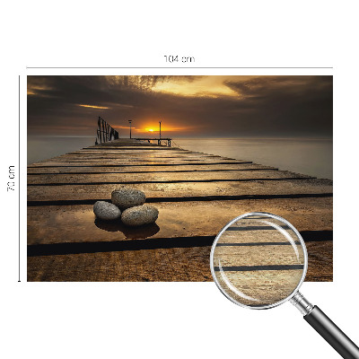 Papier peint panoramique sur mesure Západ slnka