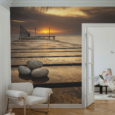 Papier peint panoramique sur mesure Západ slnka