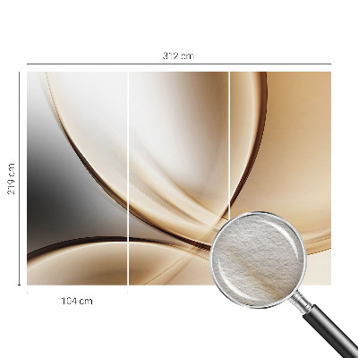 Papier peint panoramique chambre adulte Zaoblené čiary