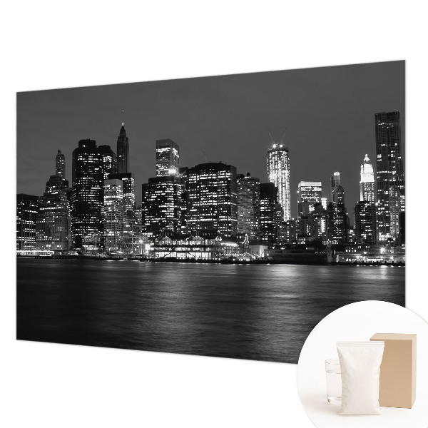 Papier peint panoramique haut de gamme Nočná metropola