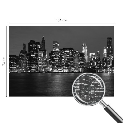 Papier peint panoramique haut de gamme Nočná metropola