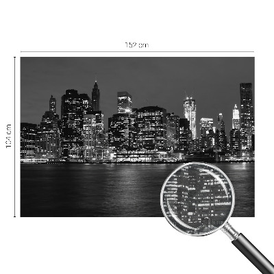 Papier peint panoramique haut de gamme Nočná metropola