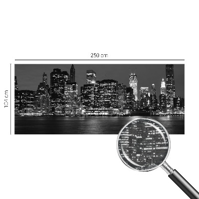 Papier peint panoramique haut de gamme Nočná metropola