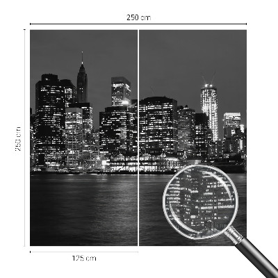 Papier peint panoramique haut de gamme Nočná metropola