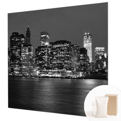 Papier peint panoramique haut de gamme Nočná metropola