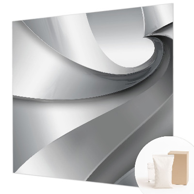 Papier peint panoramique haut de gamme à motif de spirales géométriques