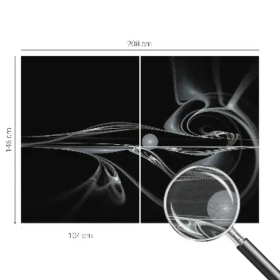 Papier peint photo grand format pour le mur Lignes de fluide