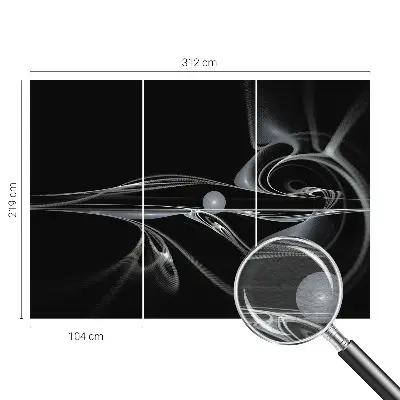 Papier peint photo grand format pour le mur Lignes de fluide