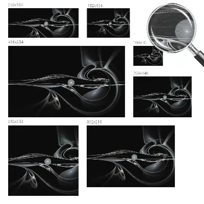 Papier peint photo grand format pour le mur Lignes de fluide