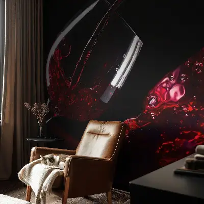 Papier peint intissé Vin rouge