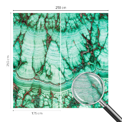 Papier peint panoramique intissé moderne Zelené vzory
