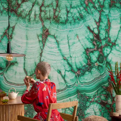 Papier peint photographique intissé Motifs verts