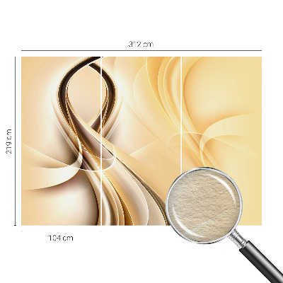 Papier peint photo intissé Vlnité čiary