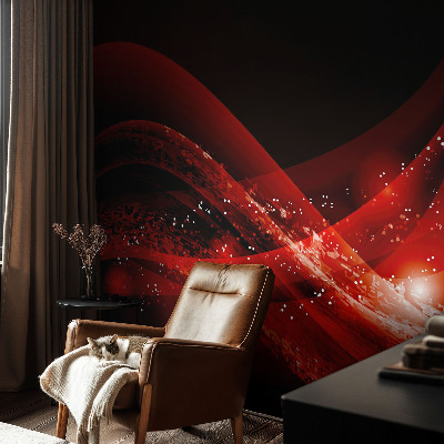 Papier peint photographique salon avec le motif « Červený vír »