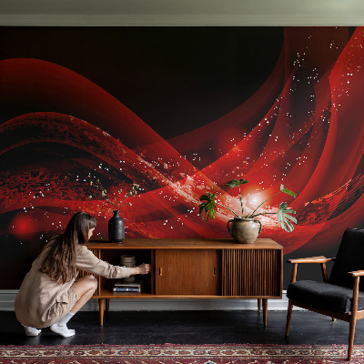 Papier peint photographique salon avec le motif « Červený vír »