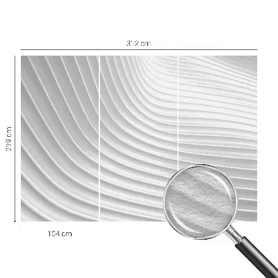Papier peint intissé Ondulations élégantes