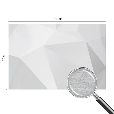 Papier peint photo sur tissu non tissé Triangles gris