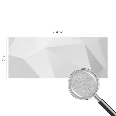 Papier peint photo sur tissu non tissé Triangles gris