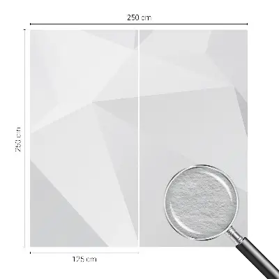 Papier peint photo sur tissu non tissé Triangles gris