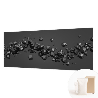 Papier peint chambre moderne à motif de petites taches noires