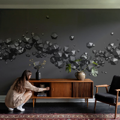 Papier peint chambre moderne Čierne hrudky