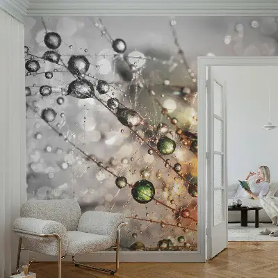 Papier peint intissé imprimé Je rosée des joyaux