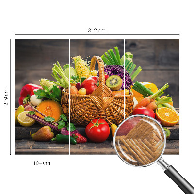 Papier peint panoramique salon Ovocná bohatosť