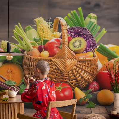 Papier peint panoramique salon Ovocná bohatosť