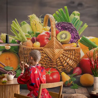 Papier peint photographique intissé Richesse fruitée