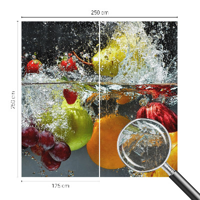 Papier peint panoramique chambre adulte Ovocie vo vode