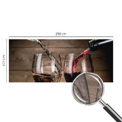 Papier peint panoramique chambre Poháre vína