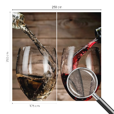 Papier peint panoramique chambre Poháre vína