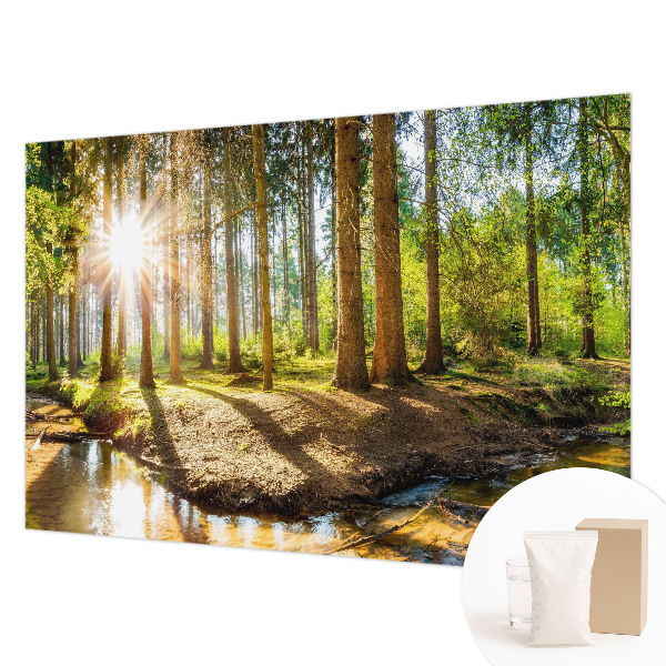 Papier peint panoramique facile à poser Lesná idylka