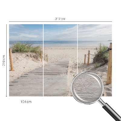 Papier peint photo intissé Drevený chodník