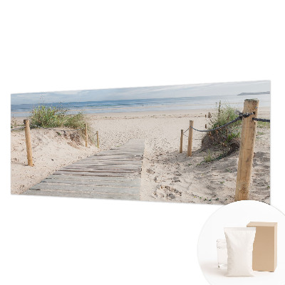 Papier peint photo intissé avec un motif de sentier en bois