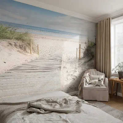Papier peint intissé imprimé Passerelle en bois