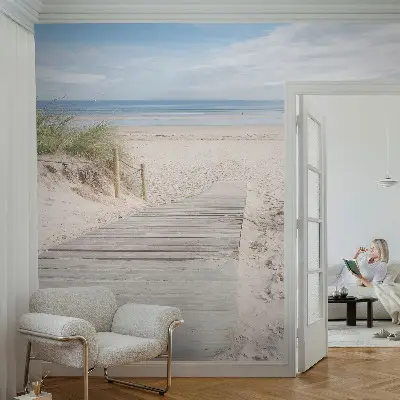 Papier peint intissé imprimé Passerelle en bois