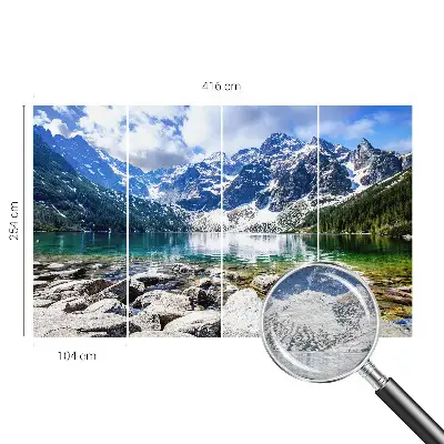 Papier peint photo grand format pour le mur paysage de montagne