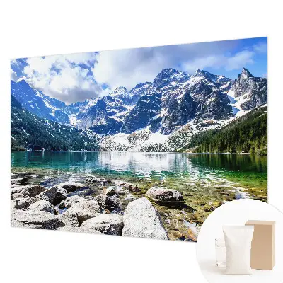 Papier peint photo grand format pour le mur paysage de montagne