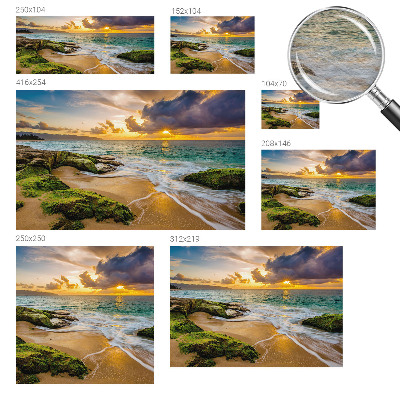 Poster mural panoramique harmonie maritime