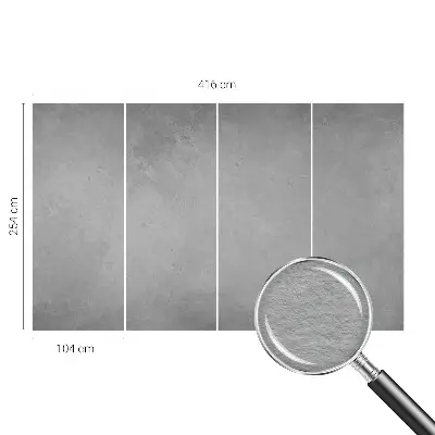 Papier peint photo sur tissu non tissé Gris élégant