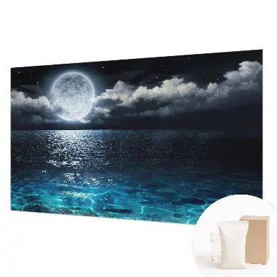 Papier peint photographique sur tissu non tissé Mer nocturne