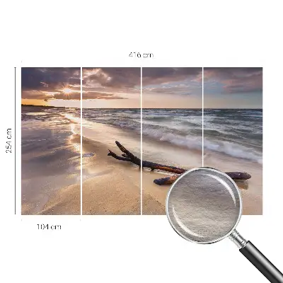 Papier peint photo grand format pour le mur Plage Ouest
