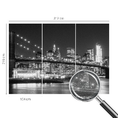 Papier peint panoramique chambre adulte Nočná panoráma